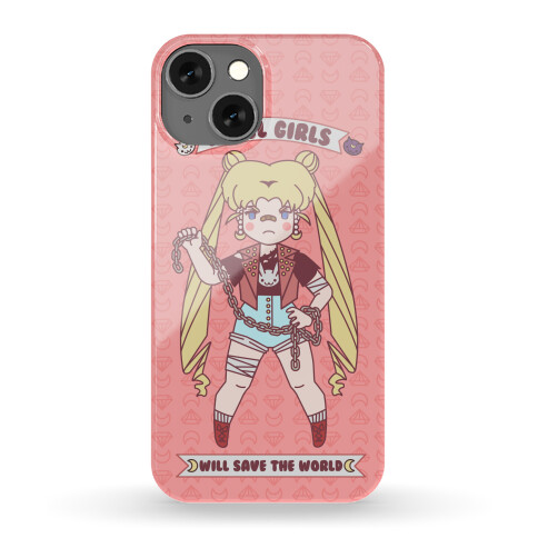 Rebel Girls Will Save The World Moon Parody Phone Case