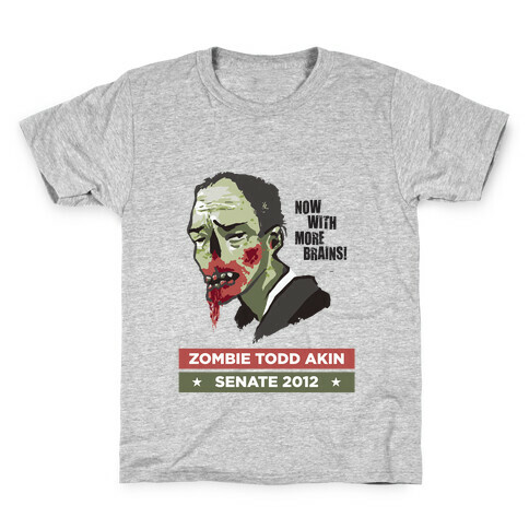 Zombie Todd Akin for Senate Kids T-Shirt