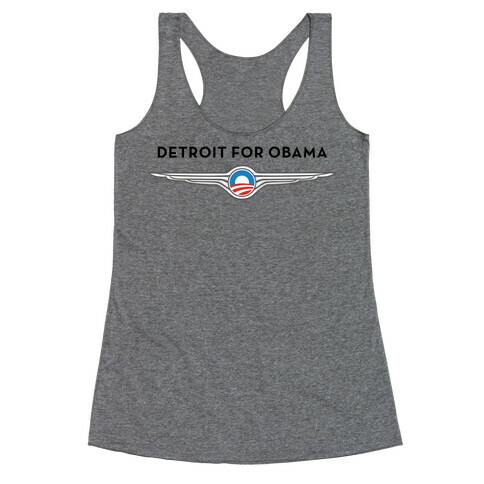 Detroit for Obama Racerback Tank Top