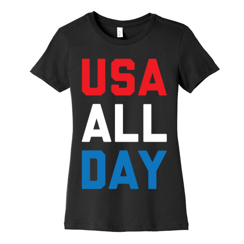 USA All Day Womens T-Shirt