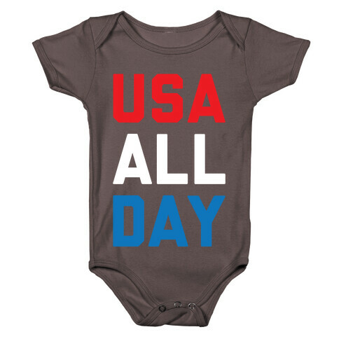 USA All Day Baby One-Piece