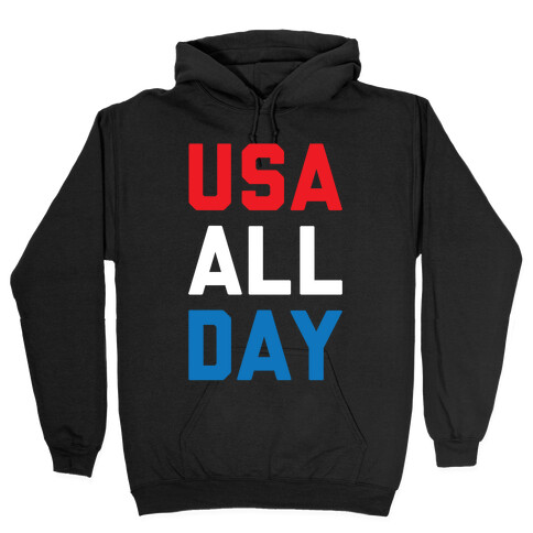 USA All Day Hooded Sweatshirt