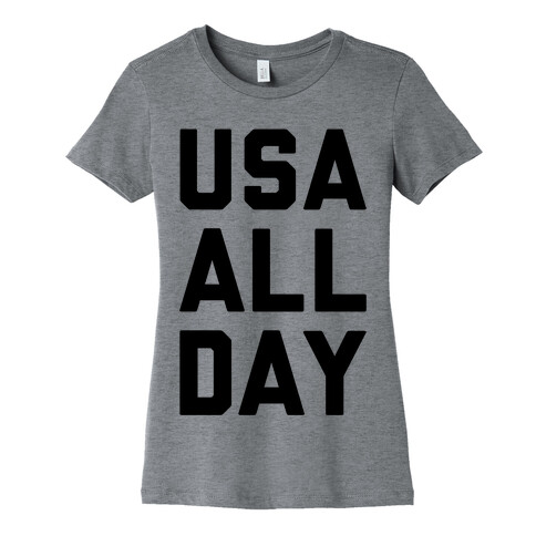 USA All Day Womens T-Shirt