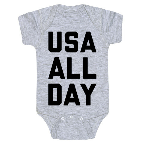 USA All Day Baby One-Piece