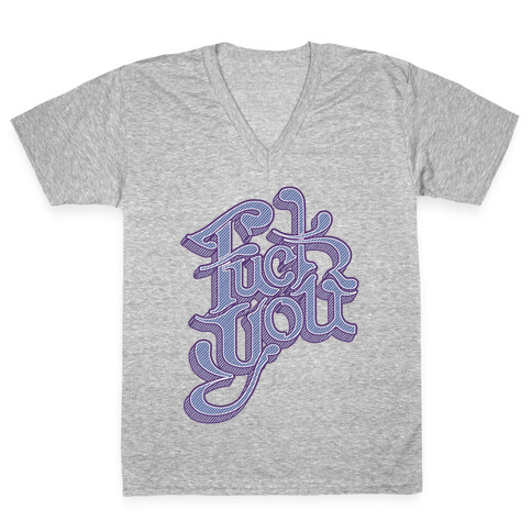 F*** You V-Neck Tee Shirt