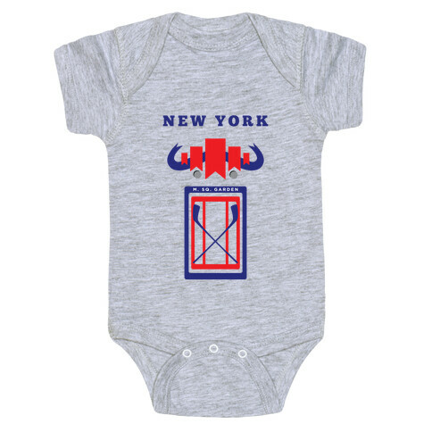 New York Stadium Hockey Fan Baby One-Piece