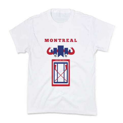 Montreal Stadium Hockey Fan Kids T-Shirt