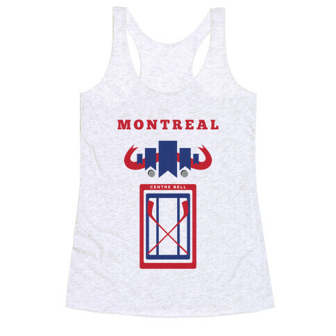 Montreal Stadium Hockey Fan Racerback Tank Top