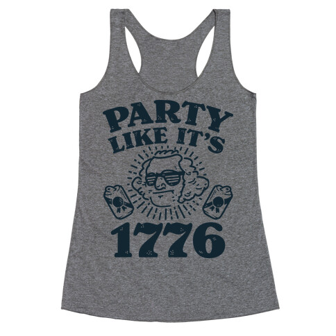 Party Like It's 1776 Racerback Tank Top