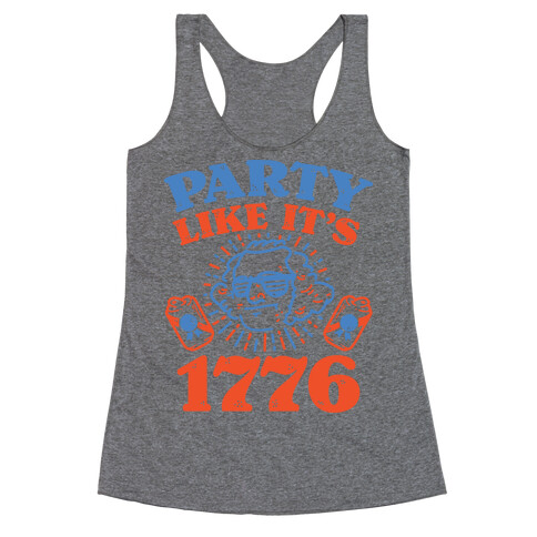 Party Like It's 1776 Racerback Tank Top