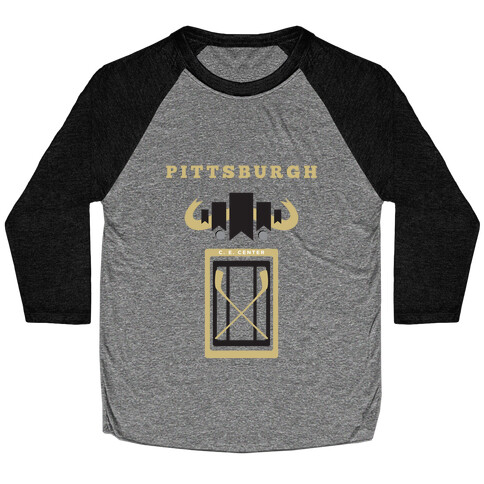 Pittsburgh Stadium Hockey Fan Baseball Tee