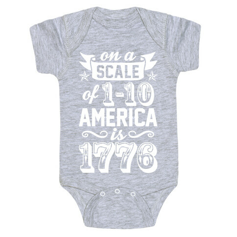 America Is 1776 Baby One-Piece