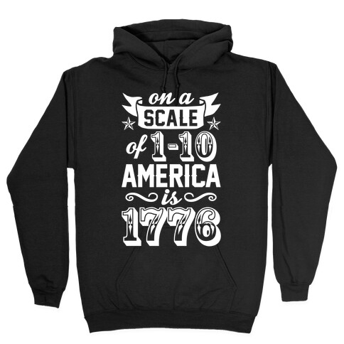 America Is 1776 Hooded Sweatshirt