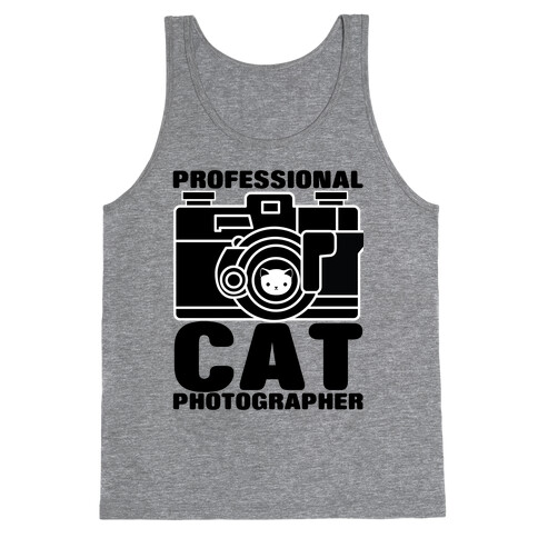 Professional Cat Photographer Tank Top