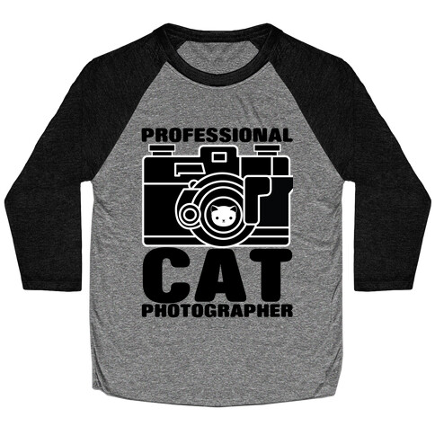 Professional Cat Photographer Baseball Tee
