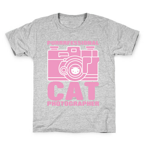 Professional Cat Photographer Kids T-Shirt