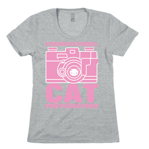 Professional Cat Photographer Womens T-Shirt