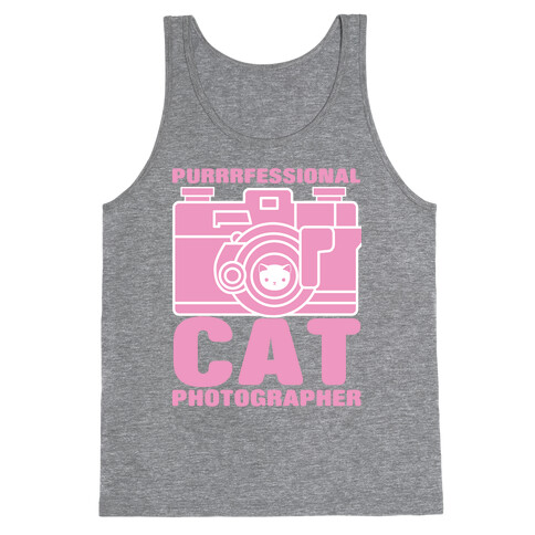 Professional Cat Photographer Tank Top