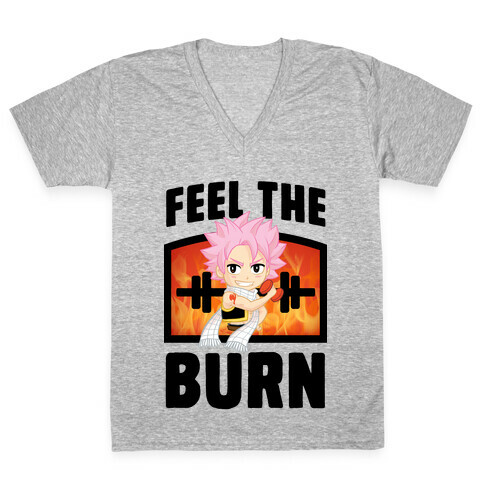 Feel the Burn (Natsu) V-Neck Tee Shirt