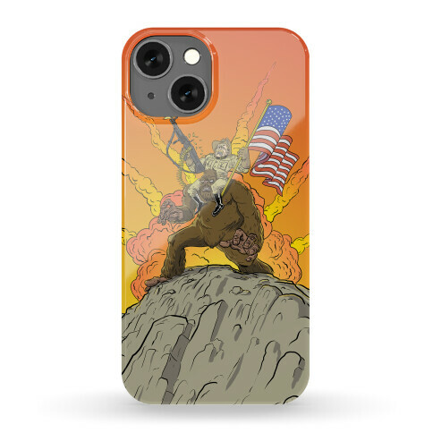 Teddy and Bigfoot: Rough Riders For Life Phone Case