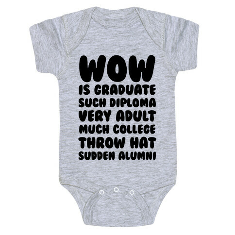 Wow Graduation Baby One-Piece