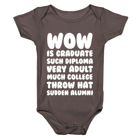 Wow Graduation Baby One-Piece