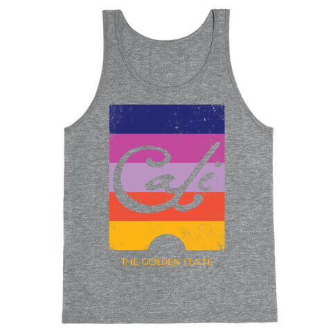 California - Sunset (Vintage) Tank Top