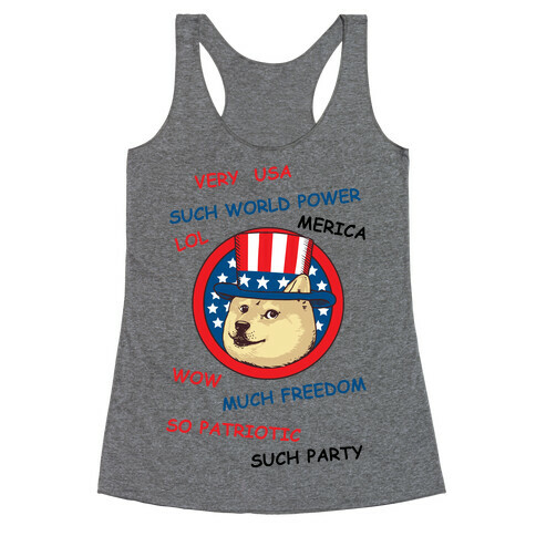 American Doge Racerback Tank Top