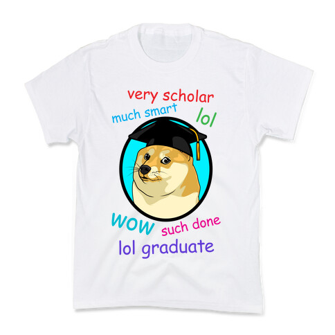 Doge Graduate Kids T-Shirt