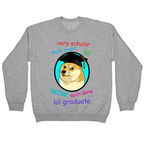 Doge Graduate Pullover