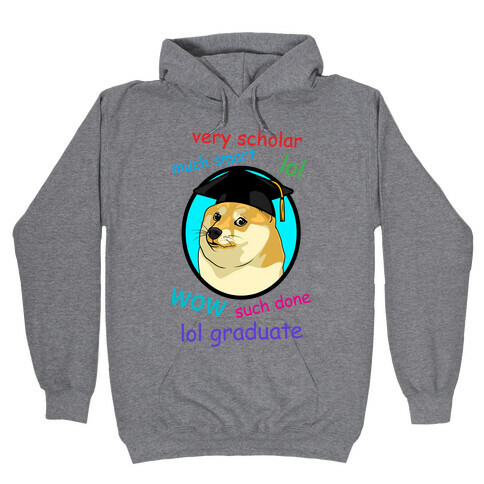 Doge Graduate Hooded Sweatshirt