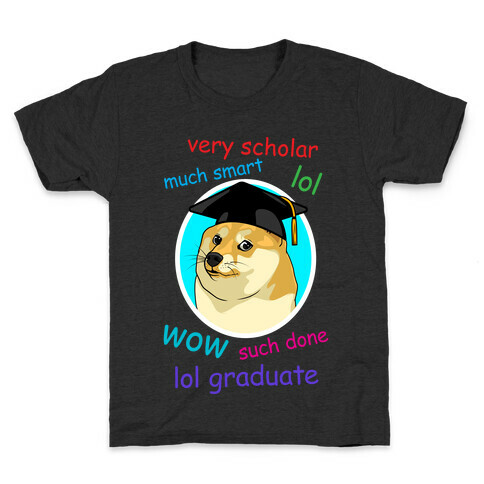 Doge Graduate Kids T-Shirt