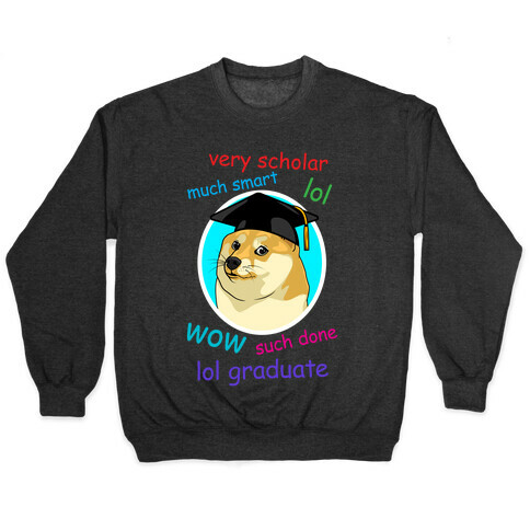 Doge Graduate Pullover