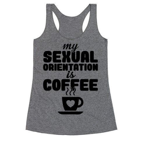 Sexual Coffee Racerback Tank Top