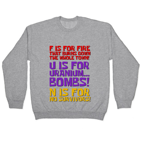 Plankton's F.U.N. Song Pullover