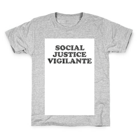 Social Justice Vigilante Kids T-Shirt