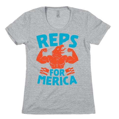 Reps For 'Merica Womens T-Shirt