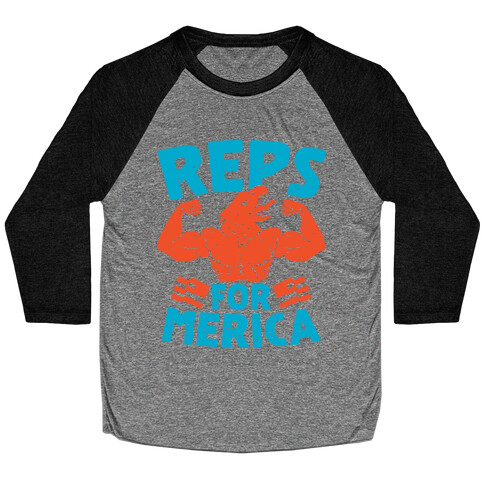 Reps For 'Merica Baseball Tee