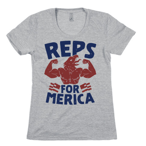Reps For 'Merica Womens T-Shirt