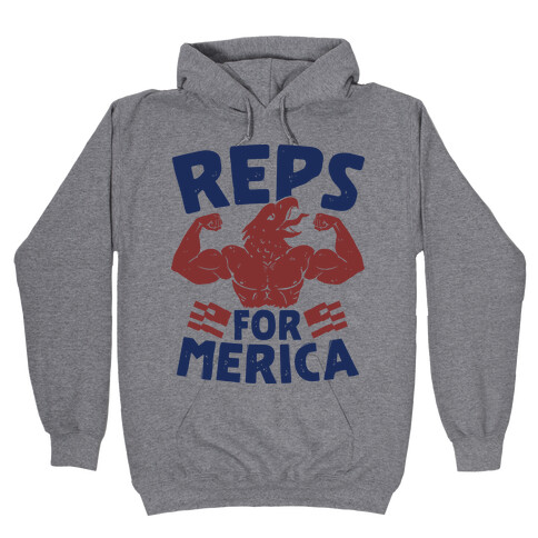 Reps For 'Merica Hooded Sweatshirt