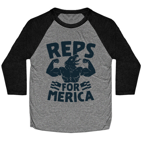 Reps For 'Merica Baseball Tee