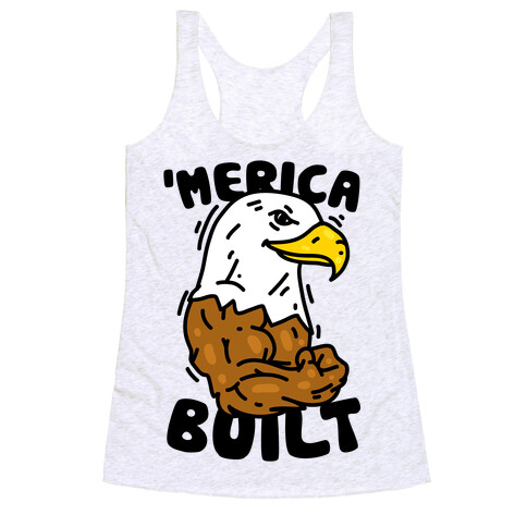 'Merica Built Racerback Tank Top