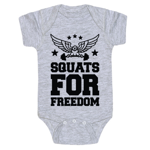 Squats For Freedom Baby One-Piece
