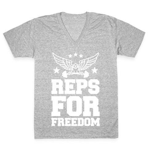 Reps For Freedom V-Neck Tee Shirt