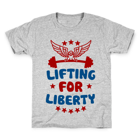 Lifting For Liberty Kids T-Shirt
