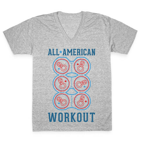 All American Workout V-Neck Tee Shirt