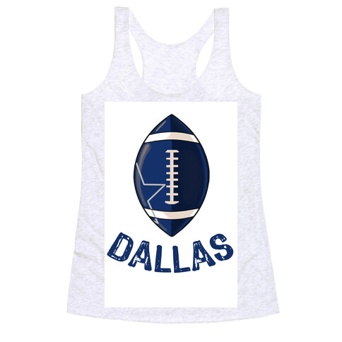 Dallas Football Racerback Tank Top