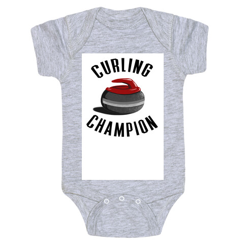 Curling Champion Baby One-Piece