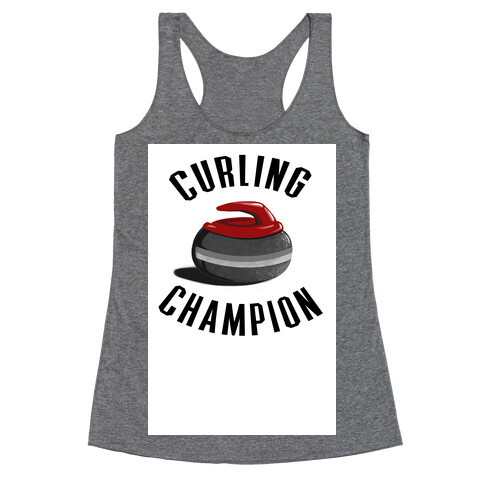 Curling Champion Racerback Tank Top