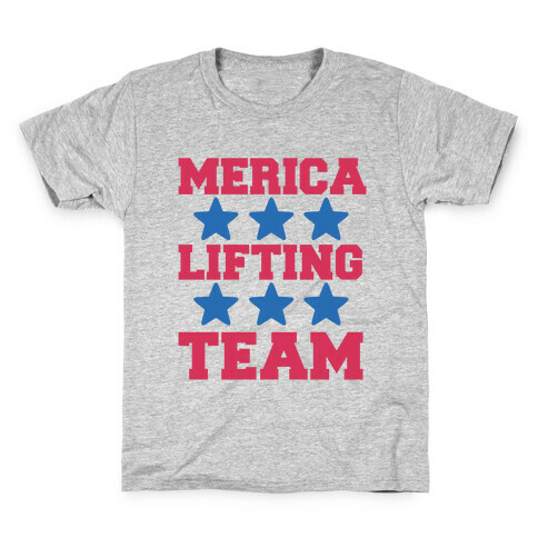Merica Lifting Team Kids T-Shirt
